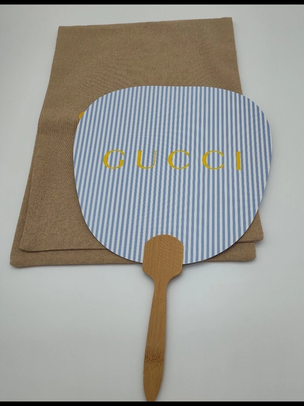 GUCCI 2023 Summer Novelty Hand Fan Japan Limited Promotional Collector Piece - Picture 2 of 9